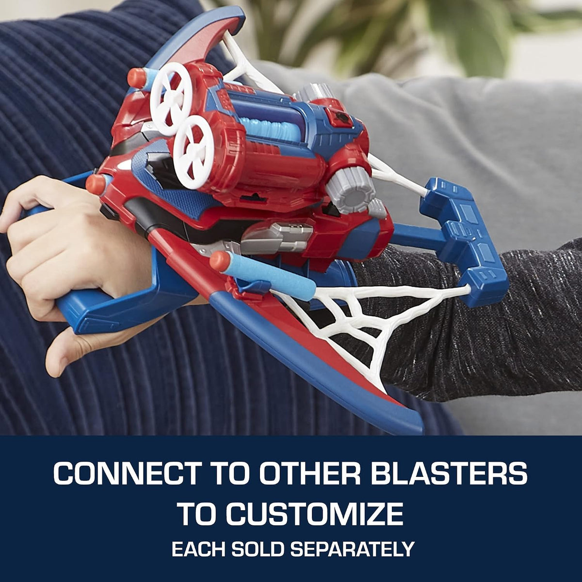 Marvel Spider-Man Web Shots Spiderbolt NERF Blaster