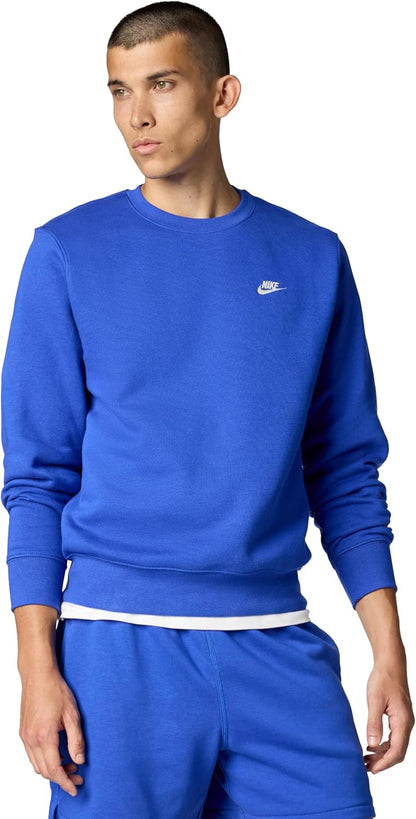 Nike Herre Sweatshirt Club Fleece Crew