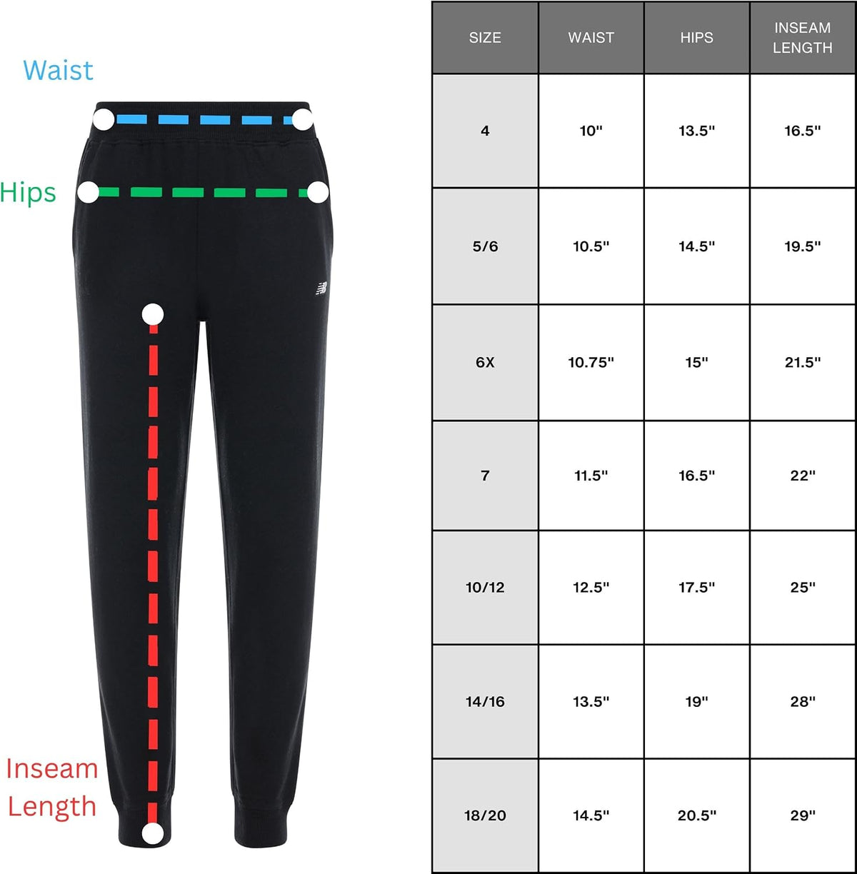 New Balance Drenge Joggingbukser Fleece 3-Pak