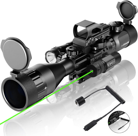 YINPOM Kikkertsigte 4-16x50 AO Combo