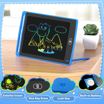 TQU LCD Skrivetablet Legetøjssæt 4 Dele 6GEY-1AEE-BGHT