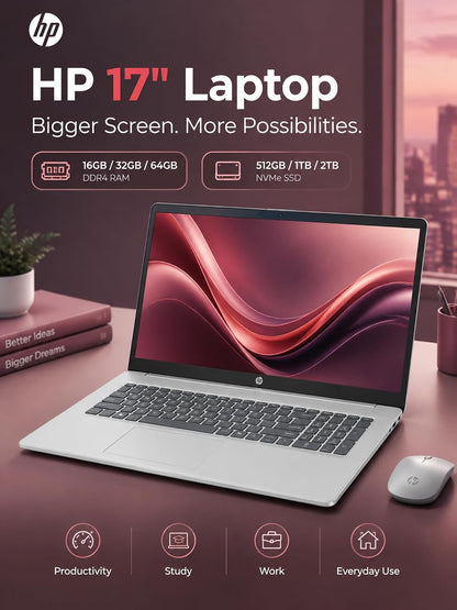 HP 17 17.3" Bærbar Computer AMD Ryzen 5