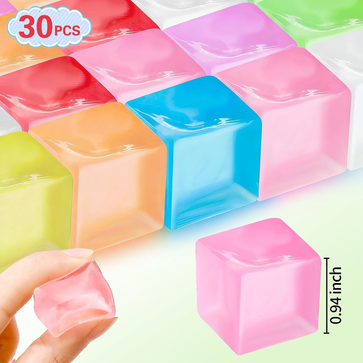 Mini Cube Squishy Fidget Legetøjssæt 30-Pakke FX-cube-30