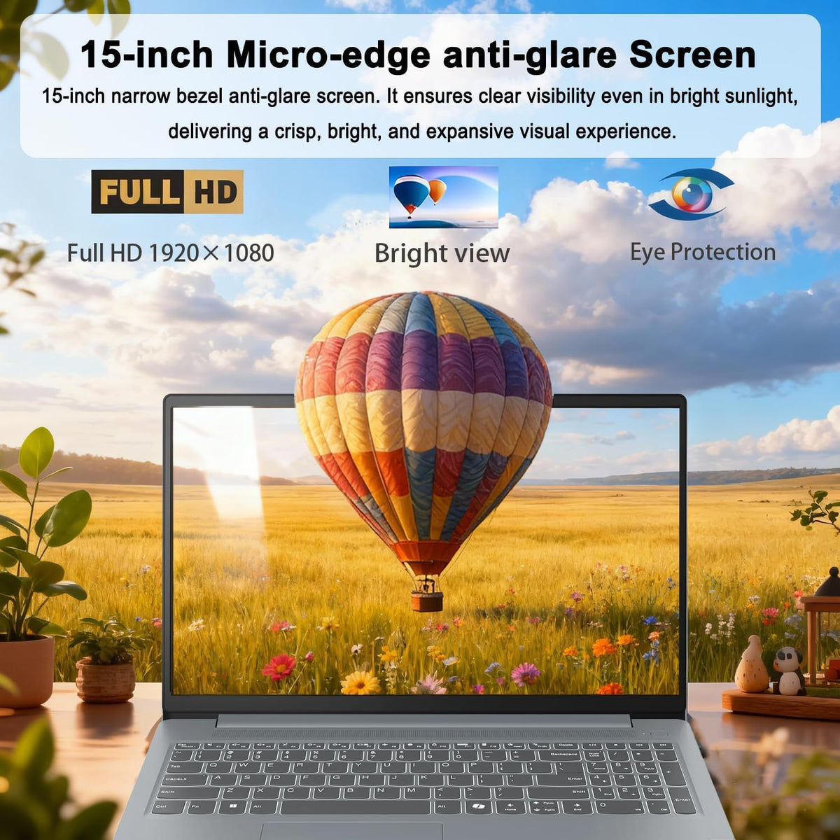 Lenovo IdeaPad Slim 3 15.6" Bærbar Computer Intel Core 3 N355
