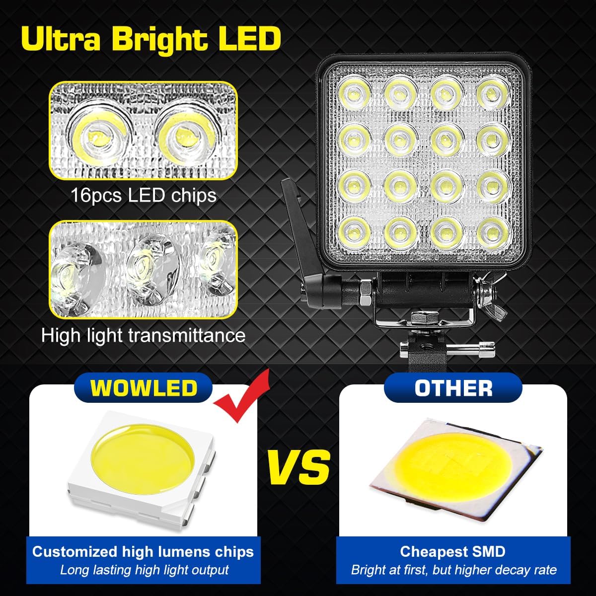 WFPOWER LED Bådprojektør 16 cm KF-1004490