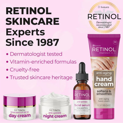 LIVAURA Retinol Hand Cream Håndcreme 100g 46405-000