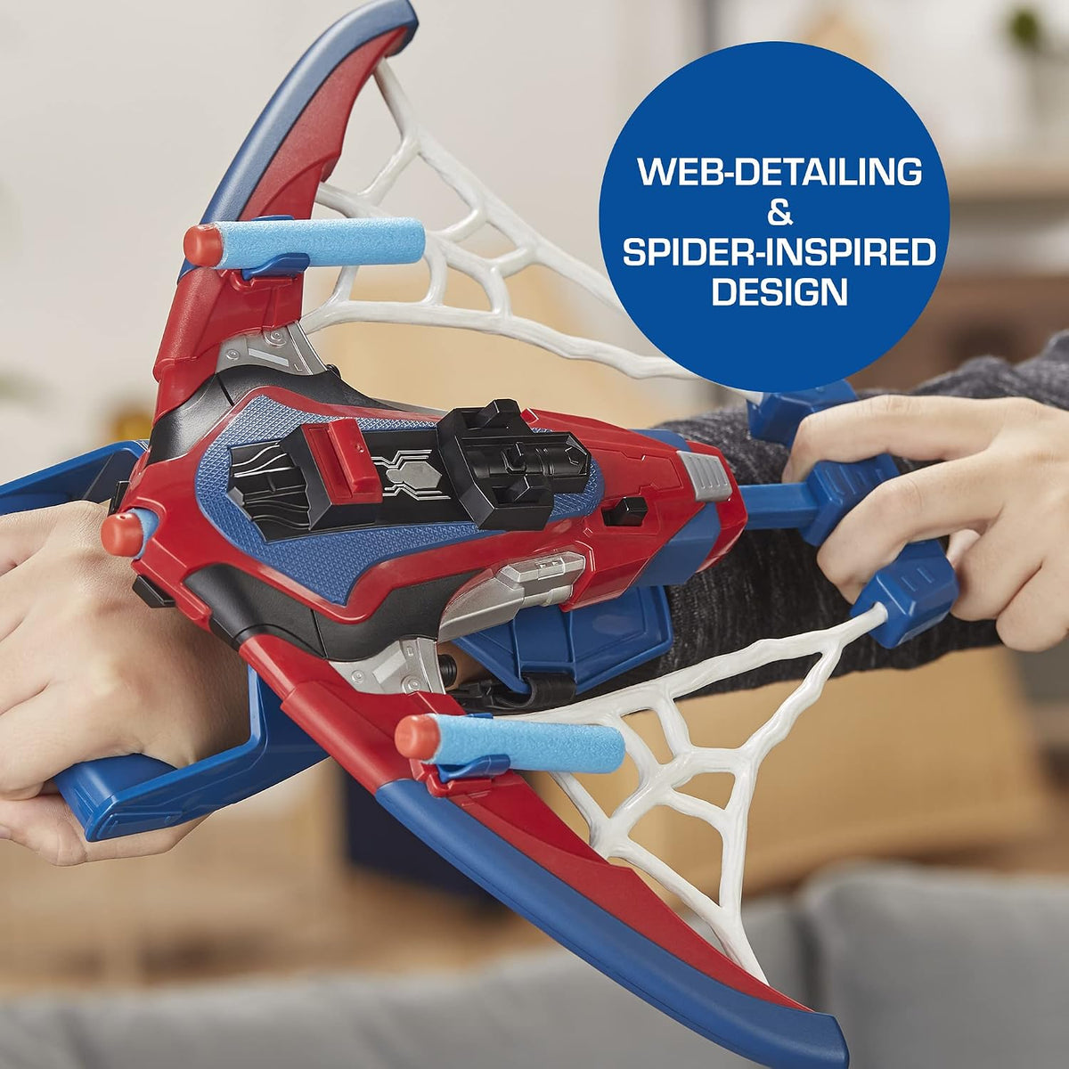 Marvel Spider-Man Web Shots Spiderbolt NERF Blaster