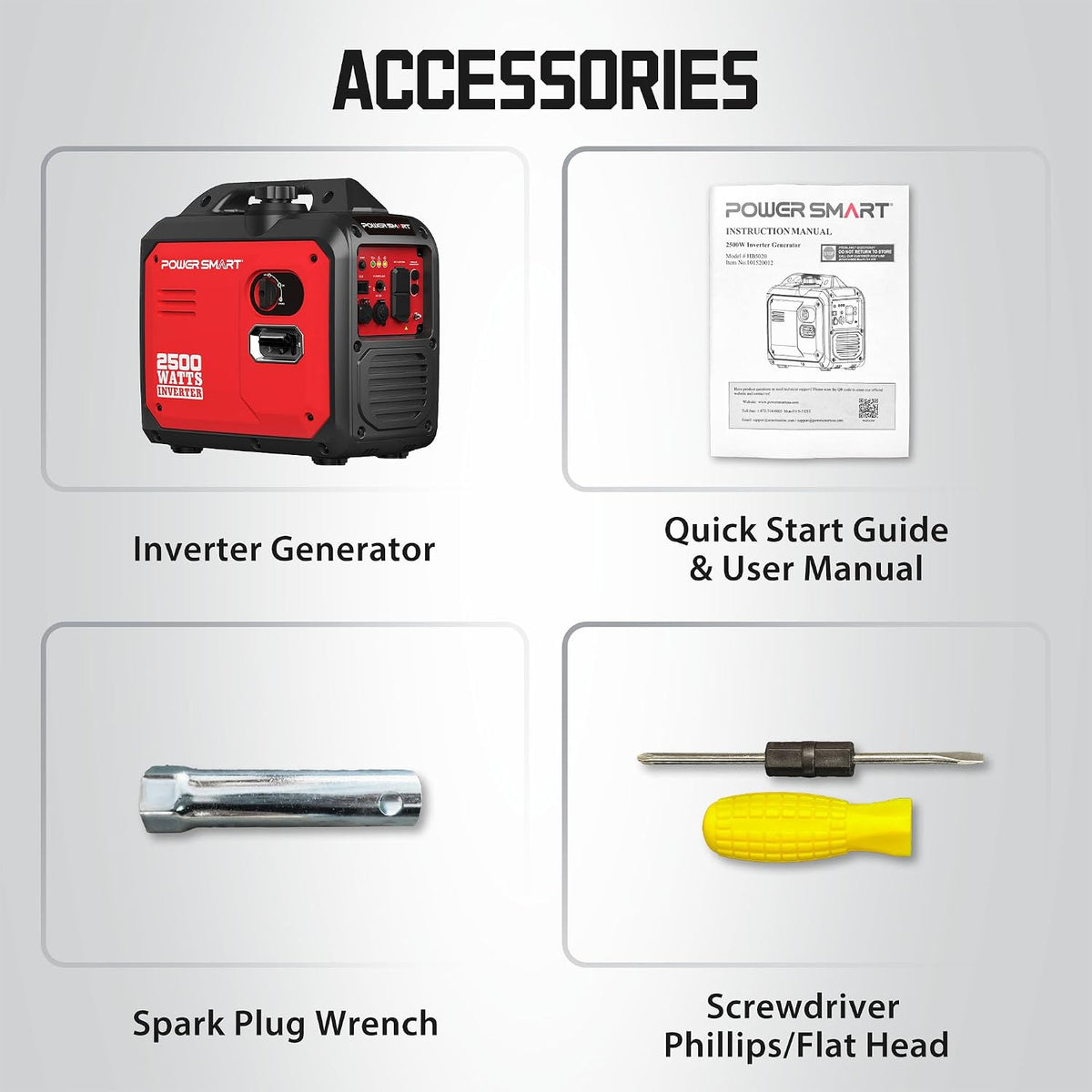 PowerSmart Bærbar Inverter Generator til Camping HB5020