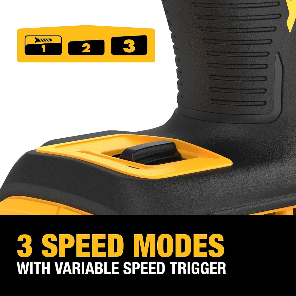 DEWALT XR Slagskruetrækker Kulfri 3 Hastigheder 20V MAX DCF845B