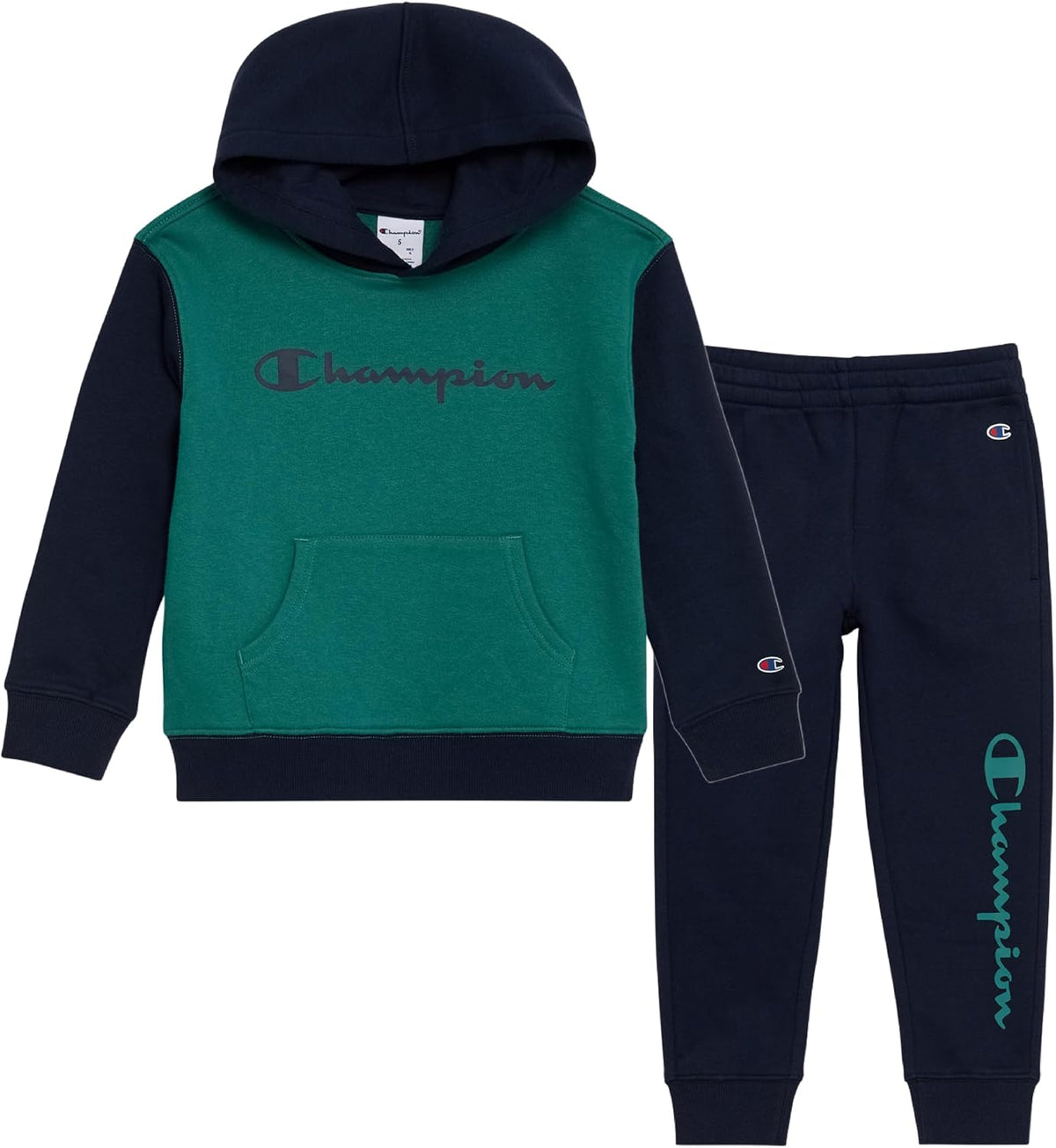 Champion Drenge Joggersæt Fleece Hættetrøje og Sweatpants BCMPJOGSET2PC