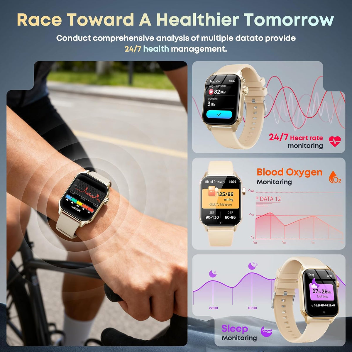 DIVOAZBVO TK29 2025 Smartwatch til Kvinder