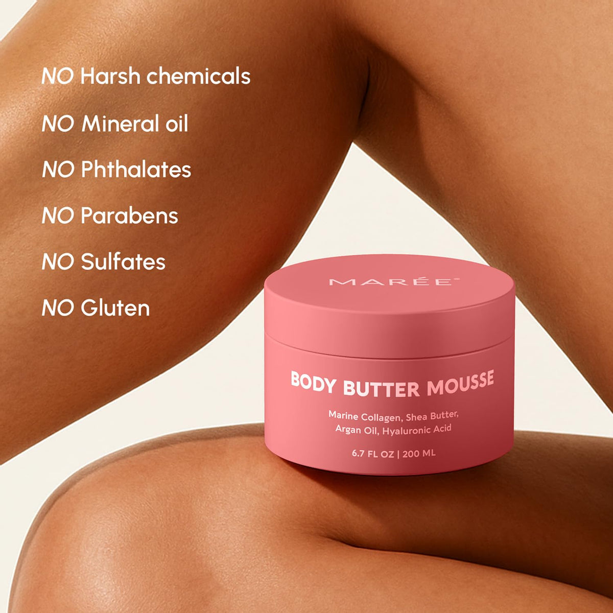 MAREE Shea Butter Body Butter Mousse Kropscreme 200ml