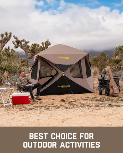 FanttikOutdoor Camping Telt 4 Personer Alpha C4 Ultra