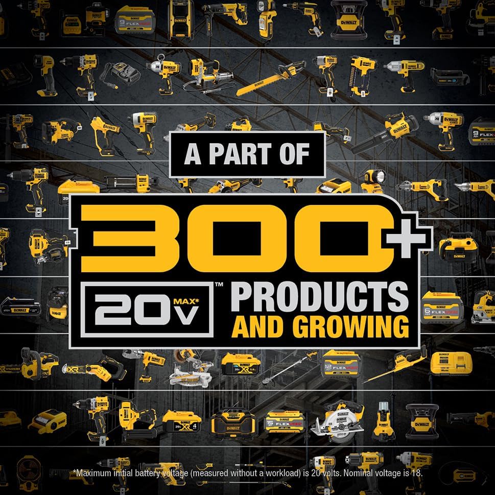 DEWALT XR Slagnøgle Kulfri 4 Hastigheder 20V MAX DCF900B