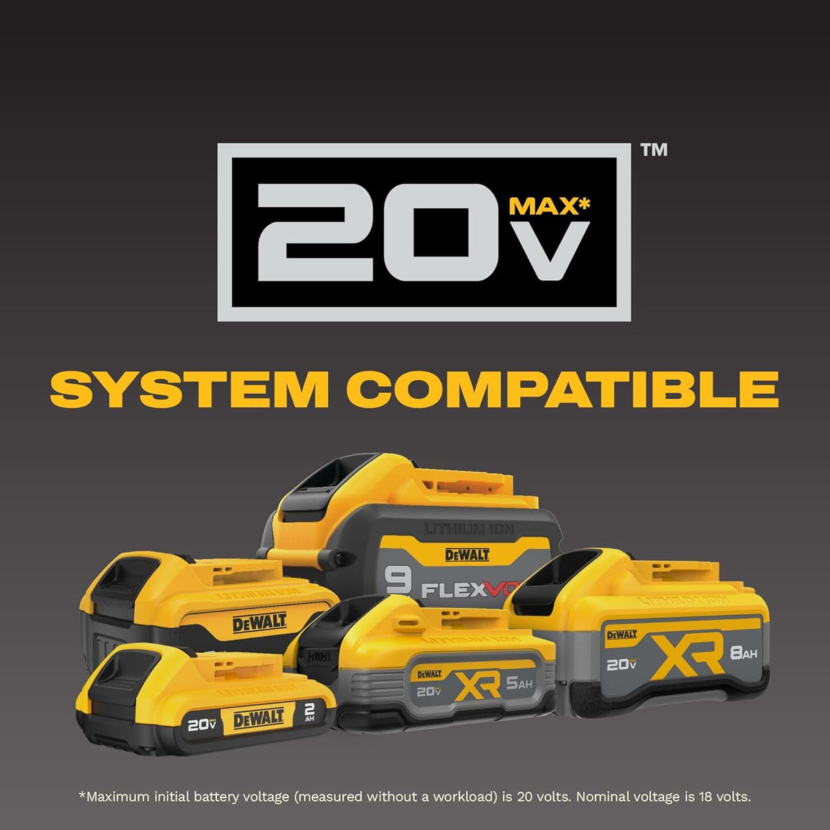 DEWALT XR Slagnøgle Kulfri 4 Hastigheder 20V MAX DCF900B