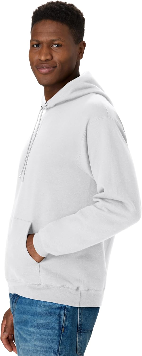 Hanes Herre Hættetrøje EcoSmart Fleece Pullover OP170