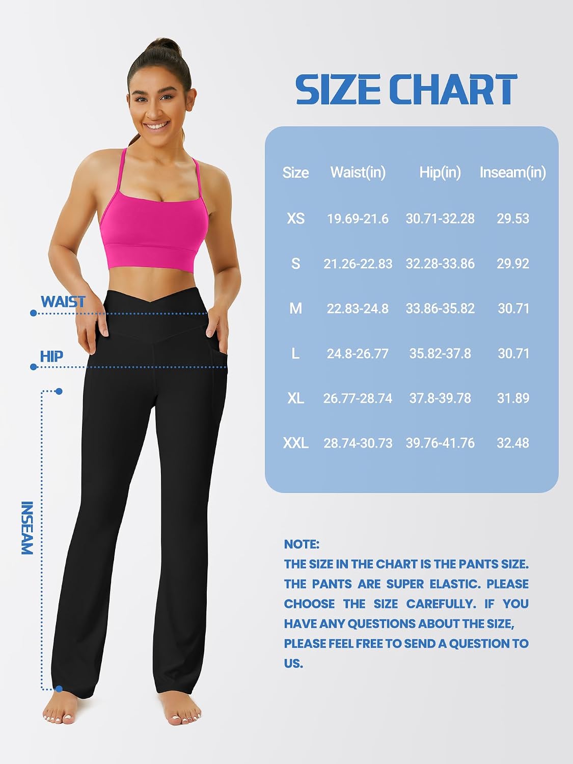 FOHOFO Flare Yogaleggings til Kvinder Xyyfo240122
