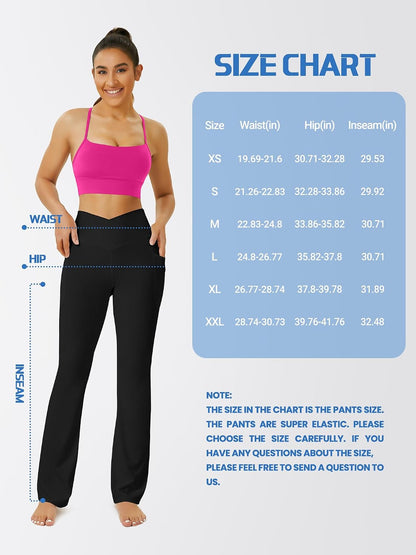 FOHOFO Flare Yogaleggings til Kvinder Xyyfo240122