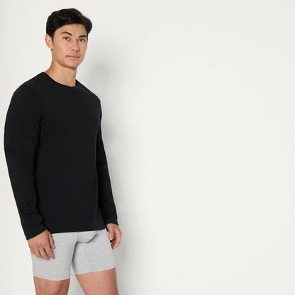 Amazon Essentials Herre Undertrøjer Crewneck Slim-Fit S17AE80000 6-Pak
