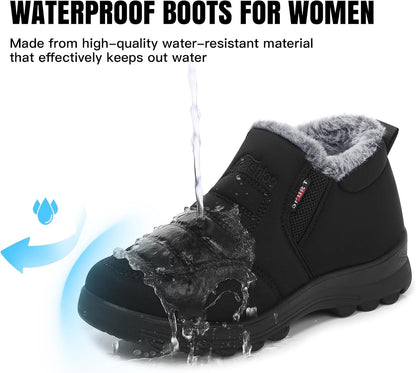 Dame Vinterstøvler Snow Boots Varm Skridsikker ADT2723