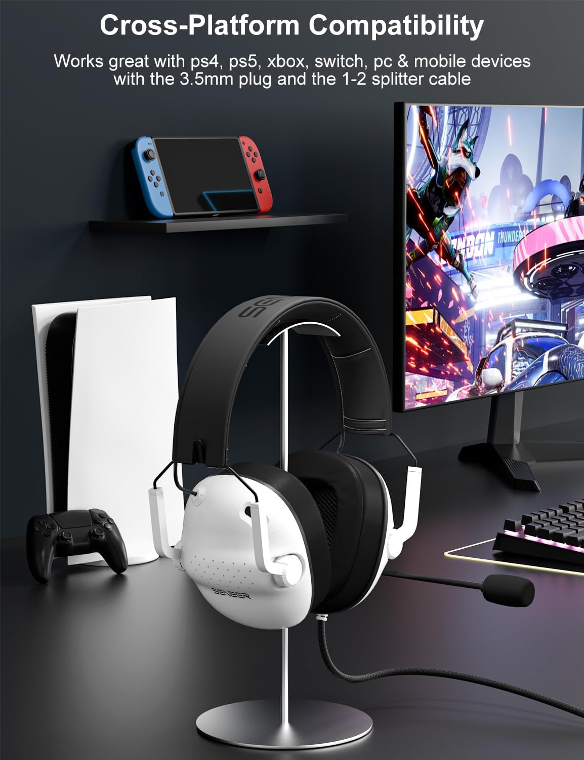 SENZER SG500 Kablede Over-Ear Gaming Headset