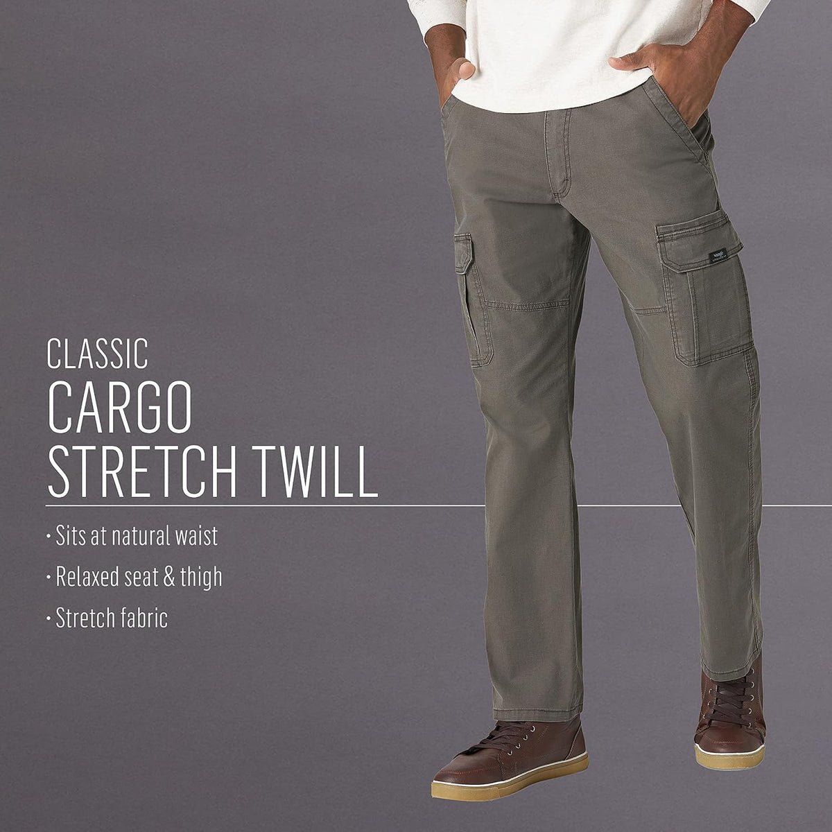 Wrangler Herre Cargobukser Relaxed Fit Stretch ZM7ABOD
