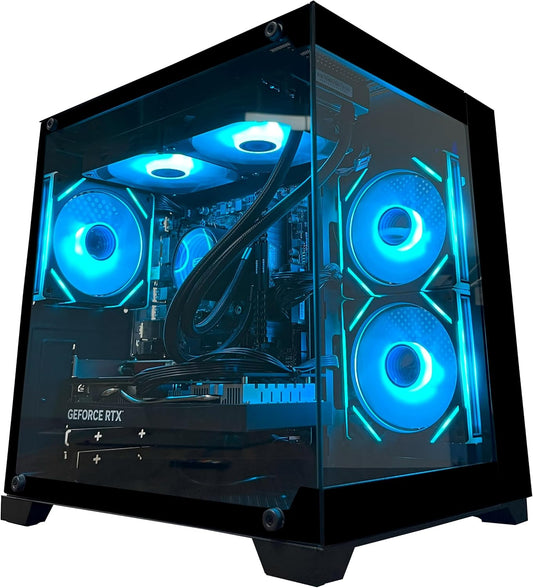 YAWYORE Ryzen 7 5700X RTX 5060 Gaming PC MX570
