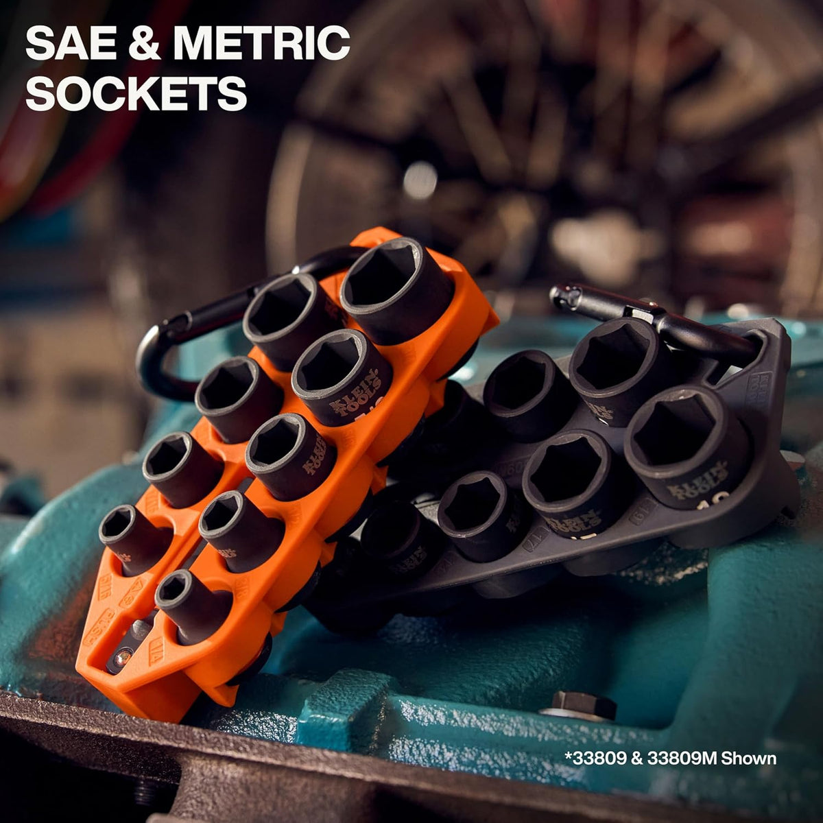Klein Tools Grab-And-Go Krafttoppesæt 3/8" SAE 33809