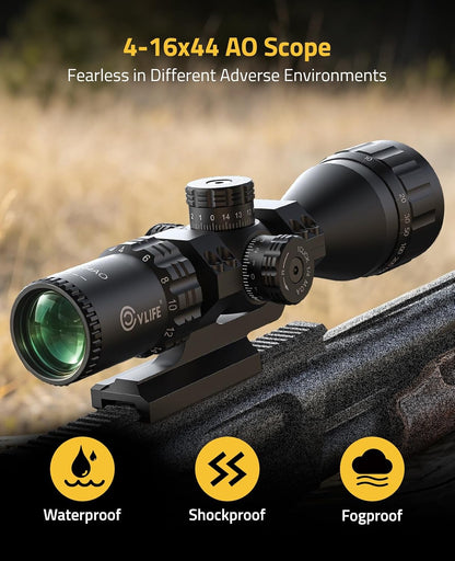 CVLIFE Kikkertsigte 4-16x44 AO CVX-1