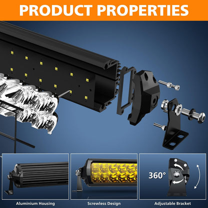 EK ENNOKING Gul LED Light Bar 100W S5D6