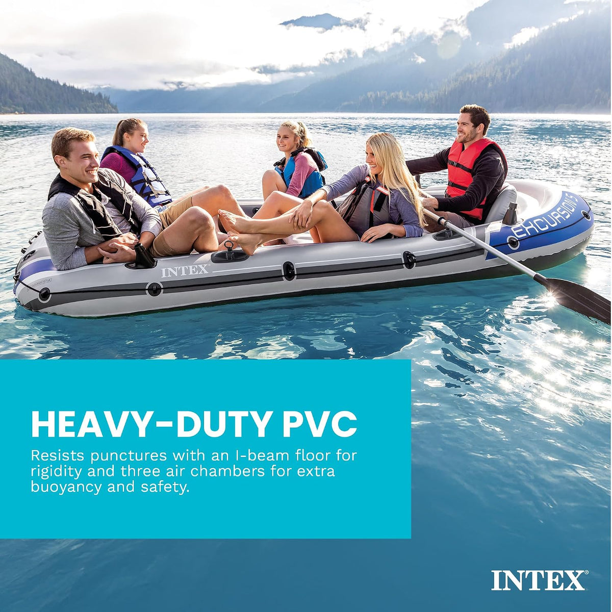 INTEX Excursion Oppustelig Båd Sæt 68325EP