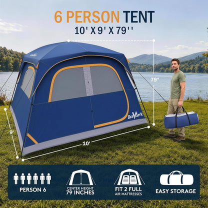 BravArrk Camping Telt 6 Personer BK01010108
