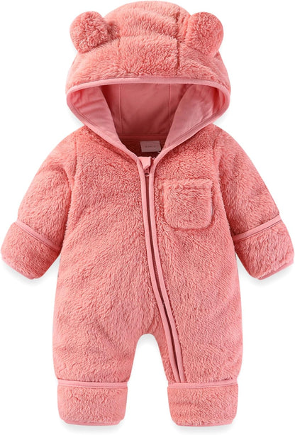 Unisex Baby Flyverdragt Vinter Fleece F1727