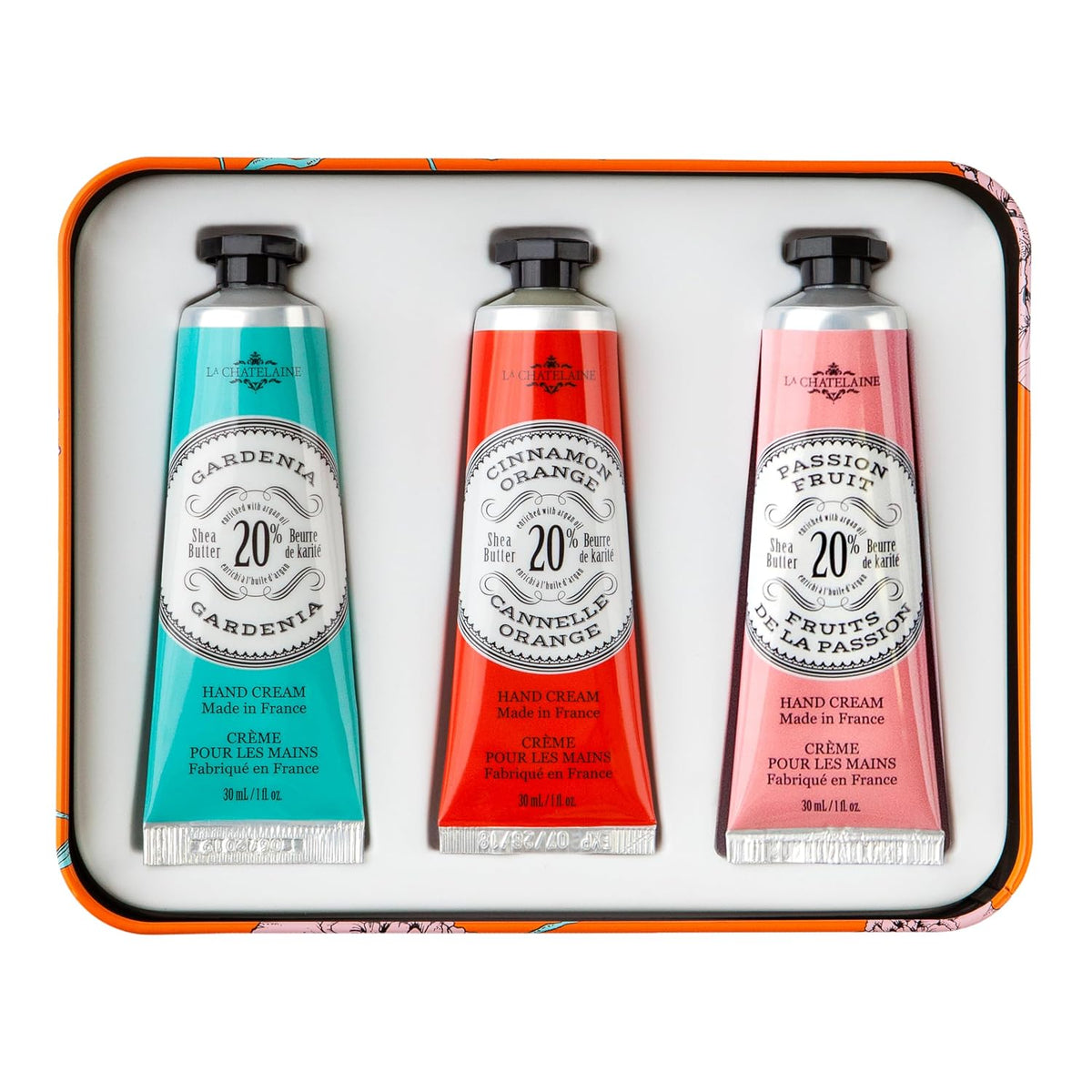 La Chatelaine Hand Cream Trio Tin Håndcreme Sæt 3x30ml SG_B017LJYDO6_US