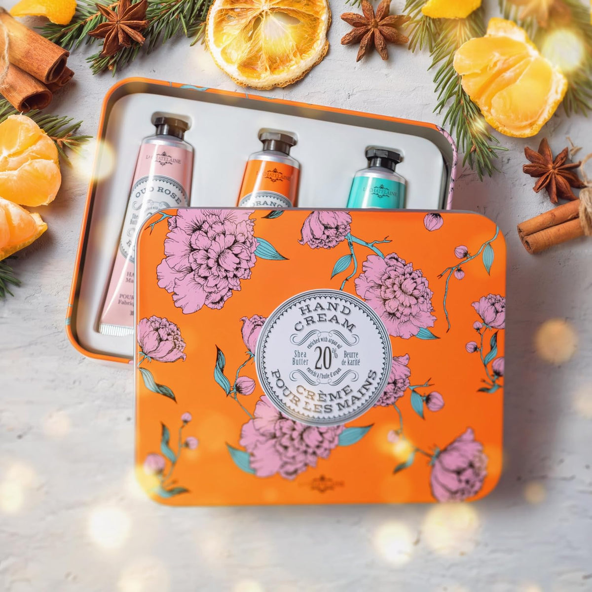 La Chatelaine Hand Cream Trio Tin Håndcreme Sæt 3x30ml SG_B017LJYDO6_US