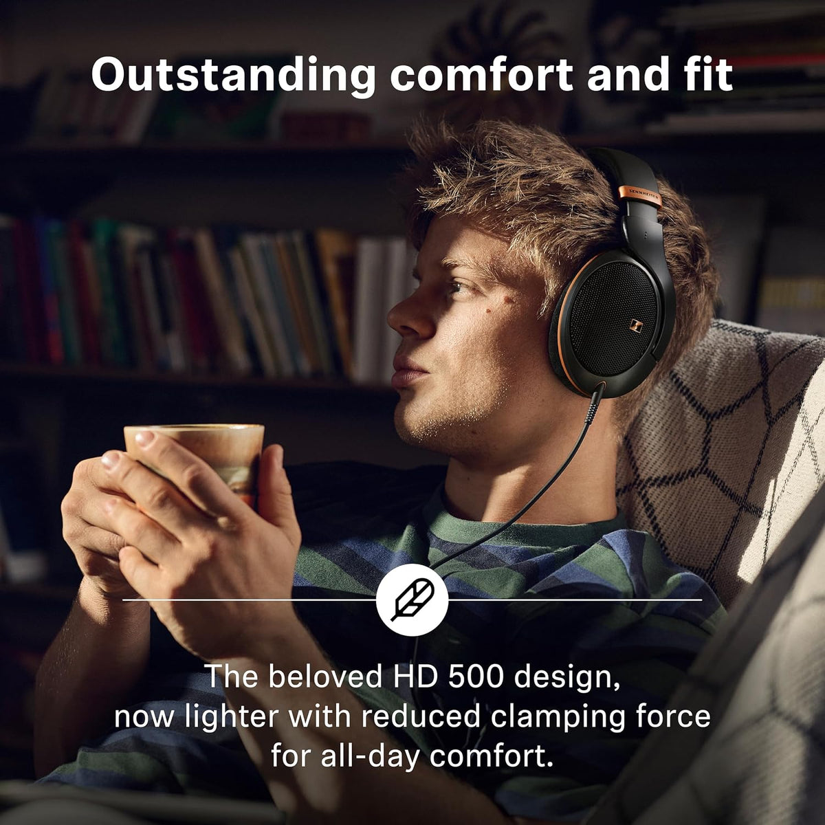Sennheiser HD 505 Kablede Over-Ear Hovedtelefoner HD 505
