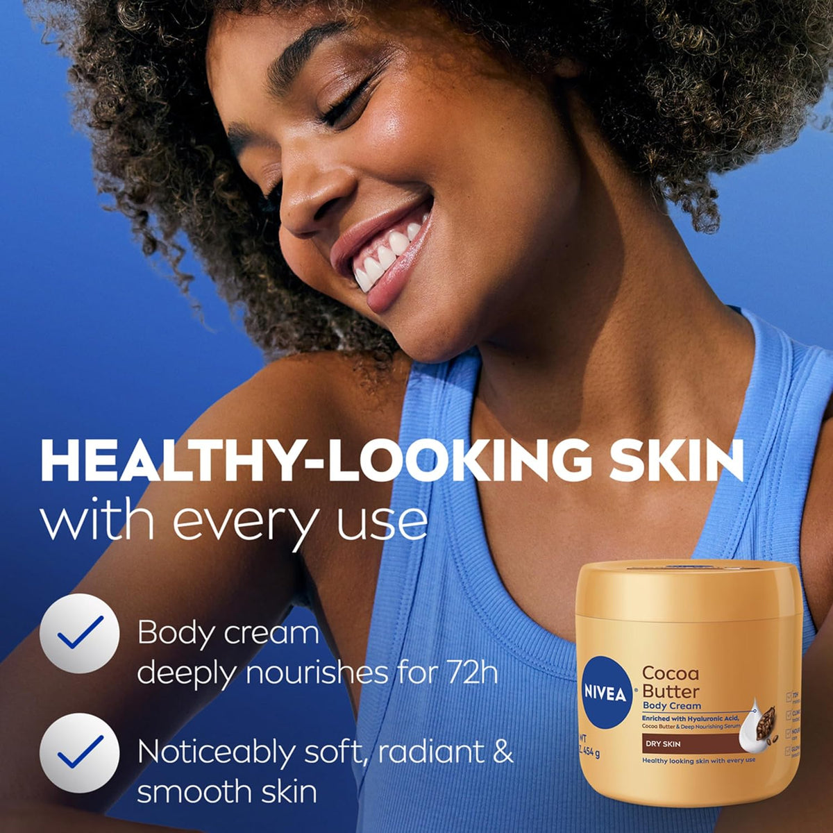 NIVEA Cocoa Butter Body Cream Kropscreme 473ml 072140021399