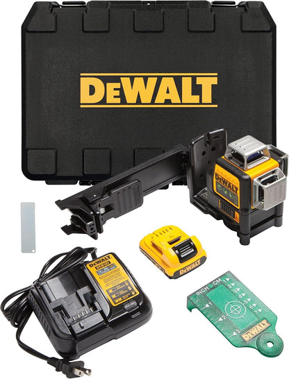 DEWALT Krydslaser 3x360 Grøn Laser 12V MAX DW089LG