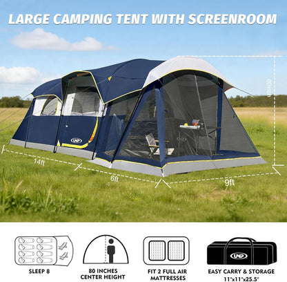 UNP Camping Telt 8 Personer UNP-209080