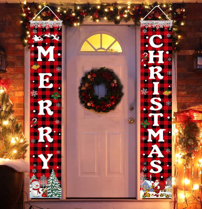 Merry Christmas Banner Juledekoration 182,9x30,5 cm