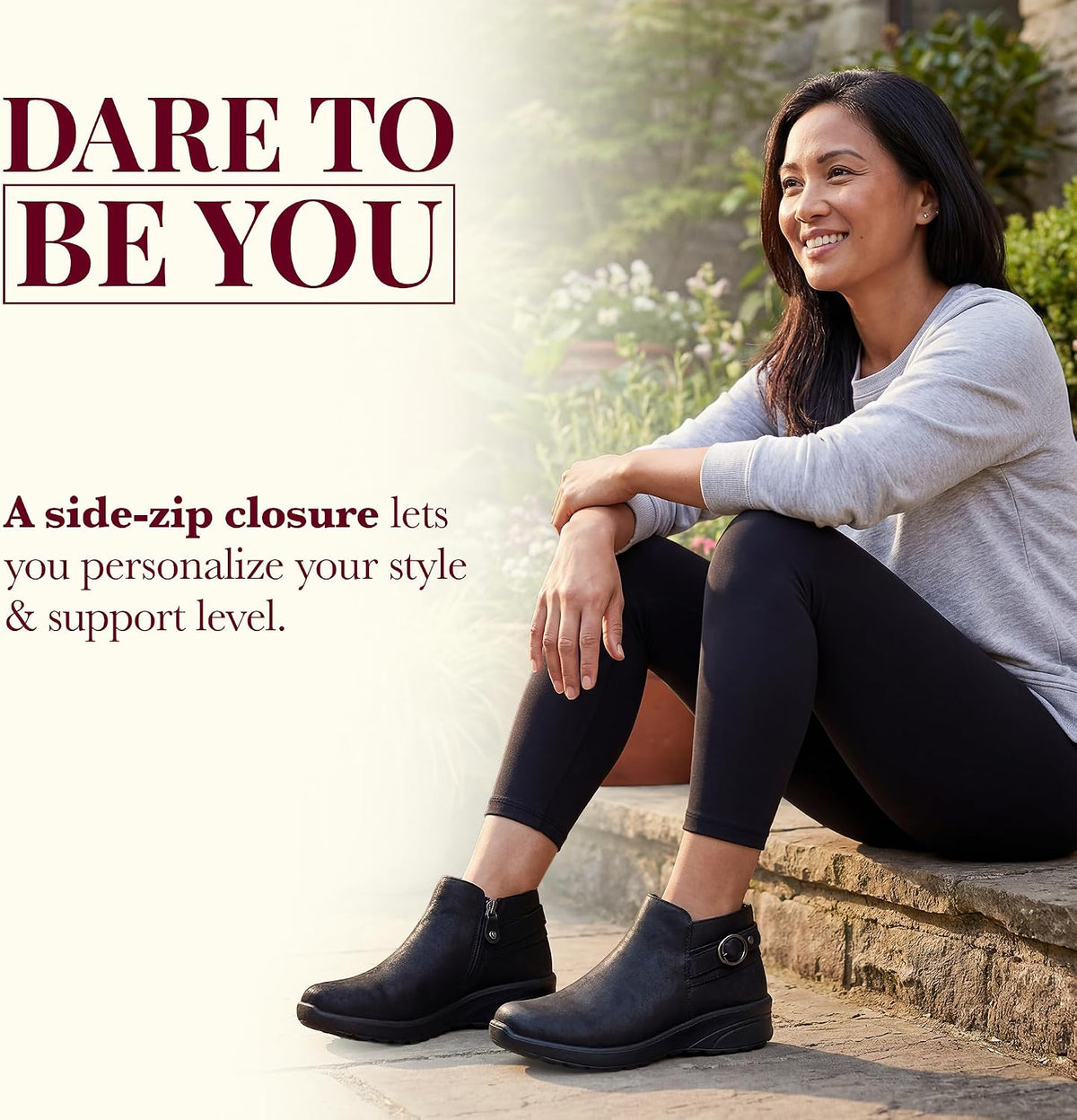 Skechers Dame Ankelstøvler Lovely Vibe Moonlight 158953-CHOC 900
