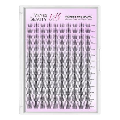 VEYESBEAUTY Manga Lash Clusters Kit Kunstige Øjenvipper til Kvinder