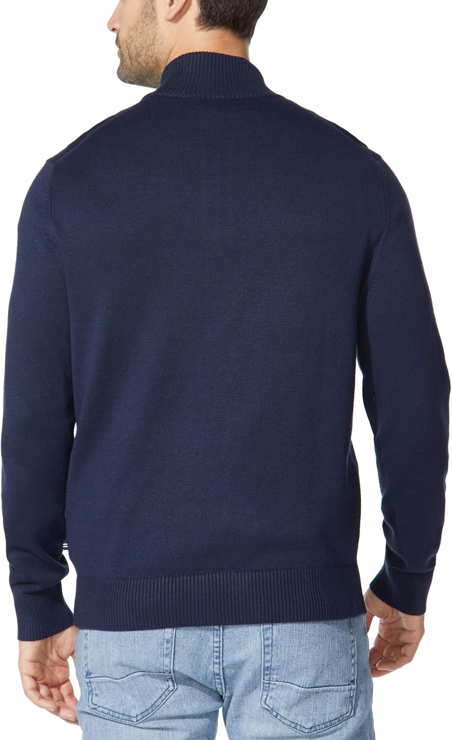 Nautica Herre Striktrøje Quarter-Zip Langærmet S01803