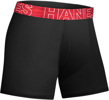 Hanes Drenge Boksershorts Moves Performance 6-Pak BX92GA