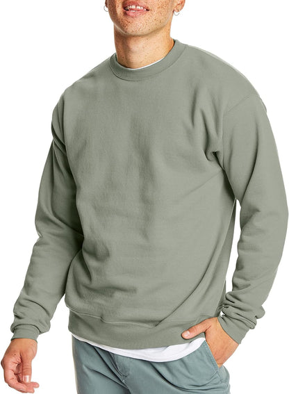 Hanes Herre Sweatshirt EcoSmart Fleece Crewneck AMZ9