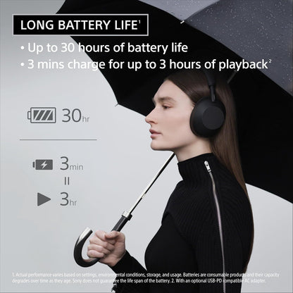 Sony WH-1000XM6 Trådløse Over-Ear Hovedtelefoner WH1000XM6B.UC