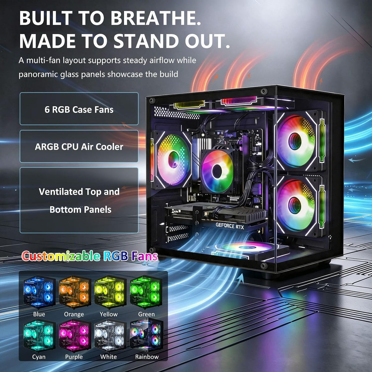 Olialia Gaming PC Ryzen 7 5700X RTX 3060 Ti