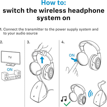 Sennheiser Trådløse On-Ear Høretelefoner RS 120-W 700171
