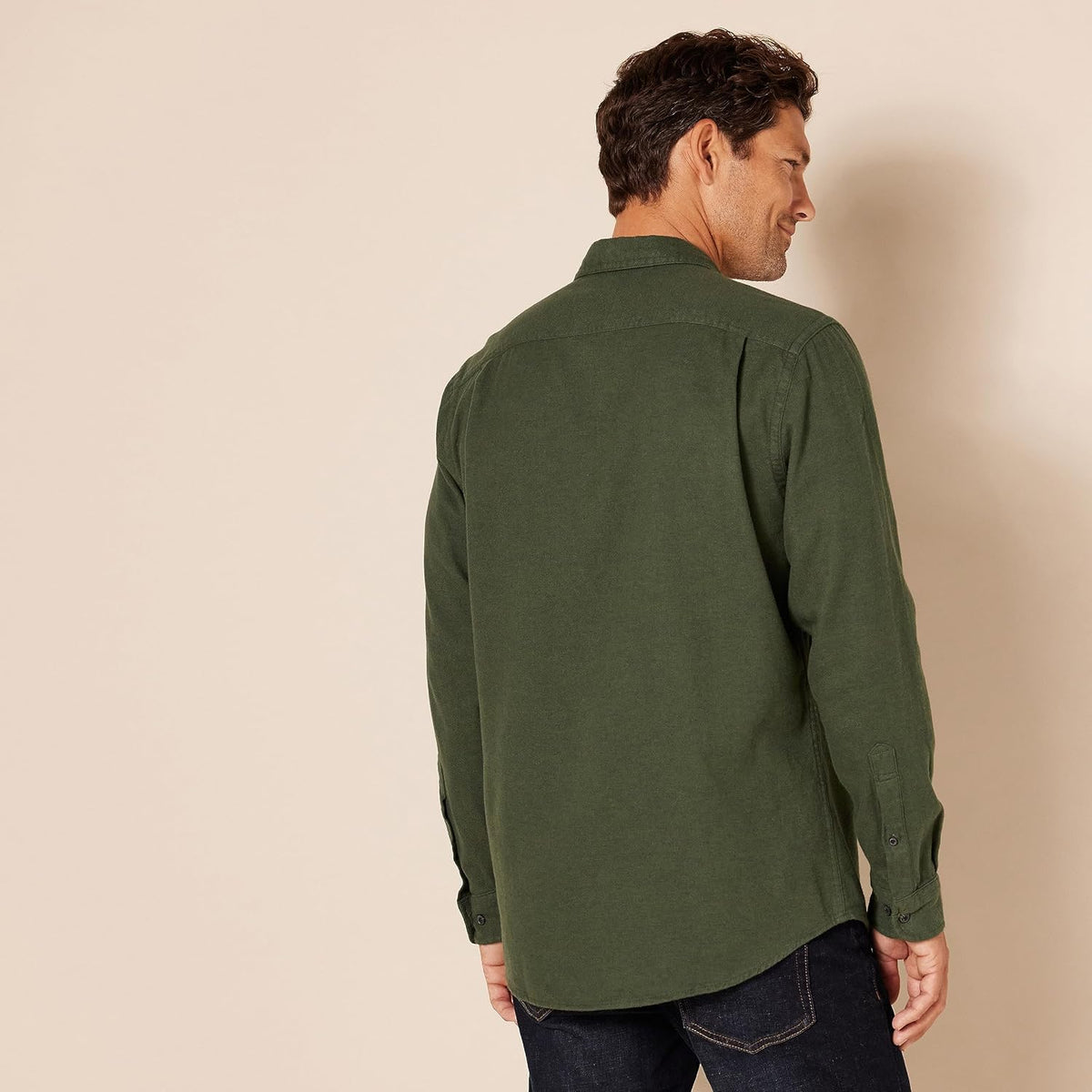 Amazon Essentials Herre Skjorte Flannel Langærmet MAE25001FL18