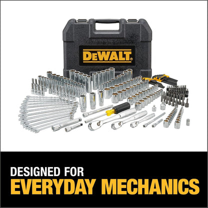 DEWALT Mekanikersæt Skraldenøgler Og Toppe 1/4" 3/8" 1/2" DWMT81535
